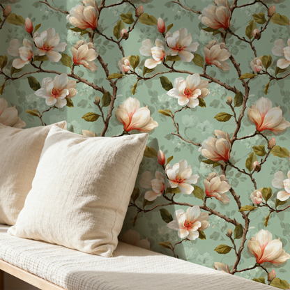 Vintage Magnolia Wallpaper