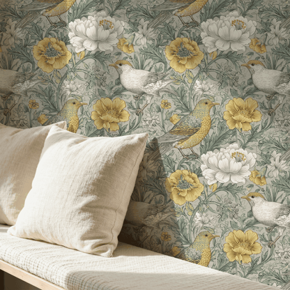 Golden Songbird Wallpaper