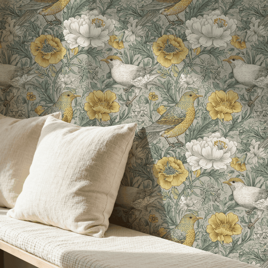 Golden Songbird Wallpaper