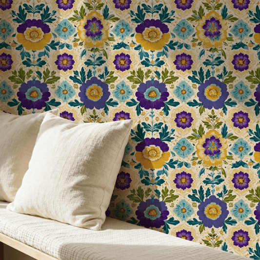 Opulent Poppy Wallpaper