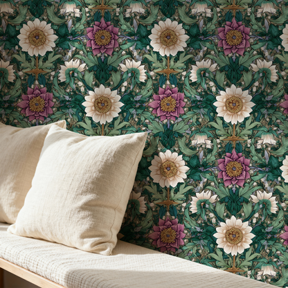 Gothic Flora Wallpaper