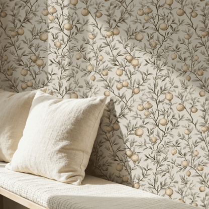 Glimmering Citrus Wallpaper