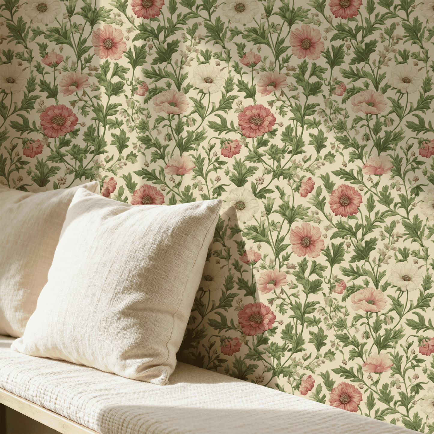 Rosaline Garden Wallpaper