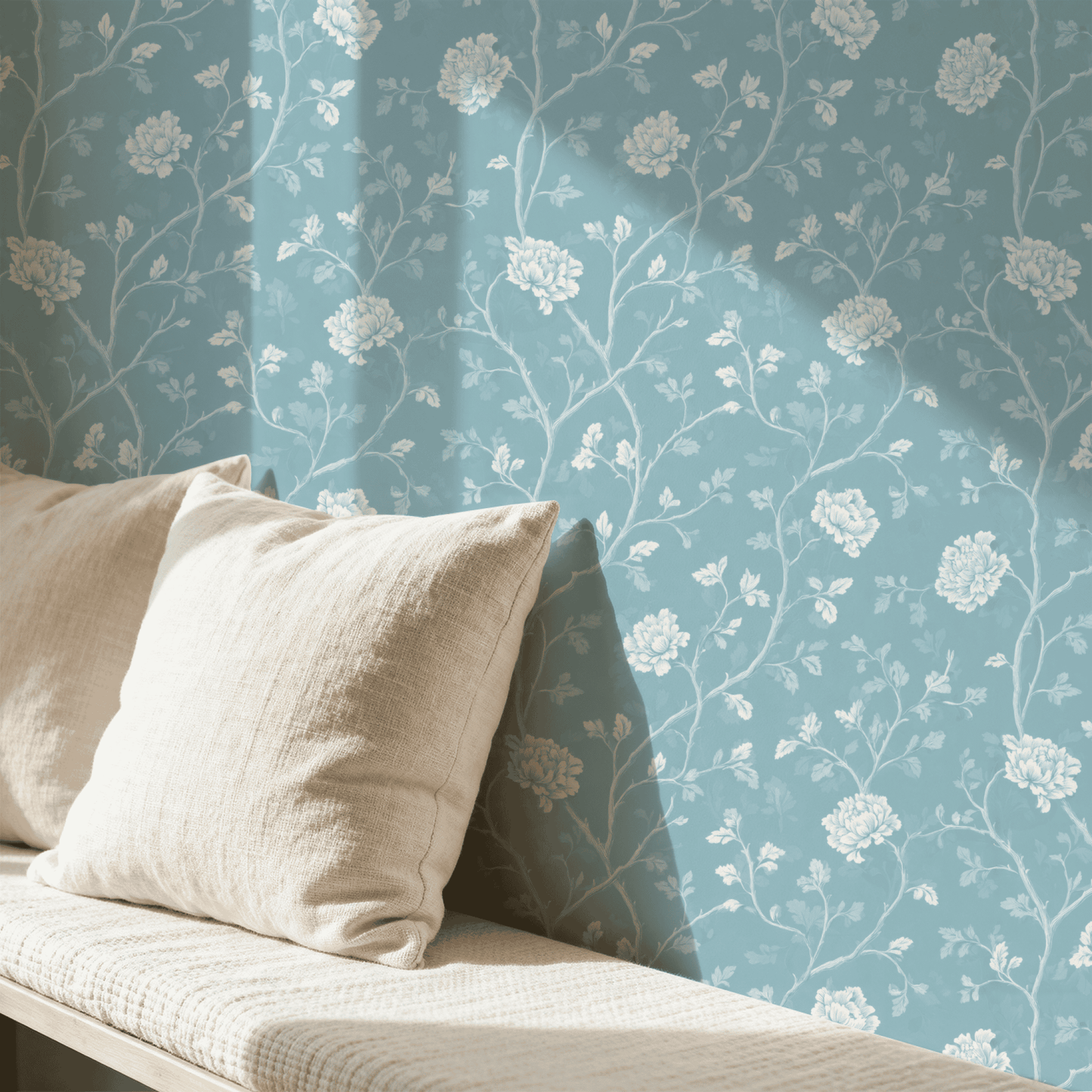 Powder Tendril Wallpaper