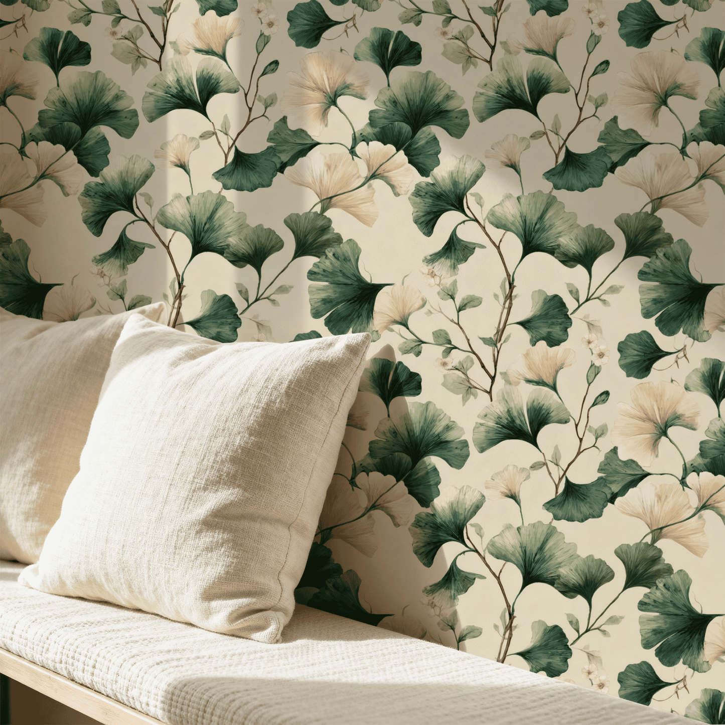 Watercolor Ginkgo Wallpaper