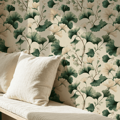 Watercolor Ginkgo Wallpaper