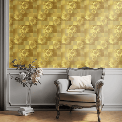 Tawny Dahlia Wallpaper