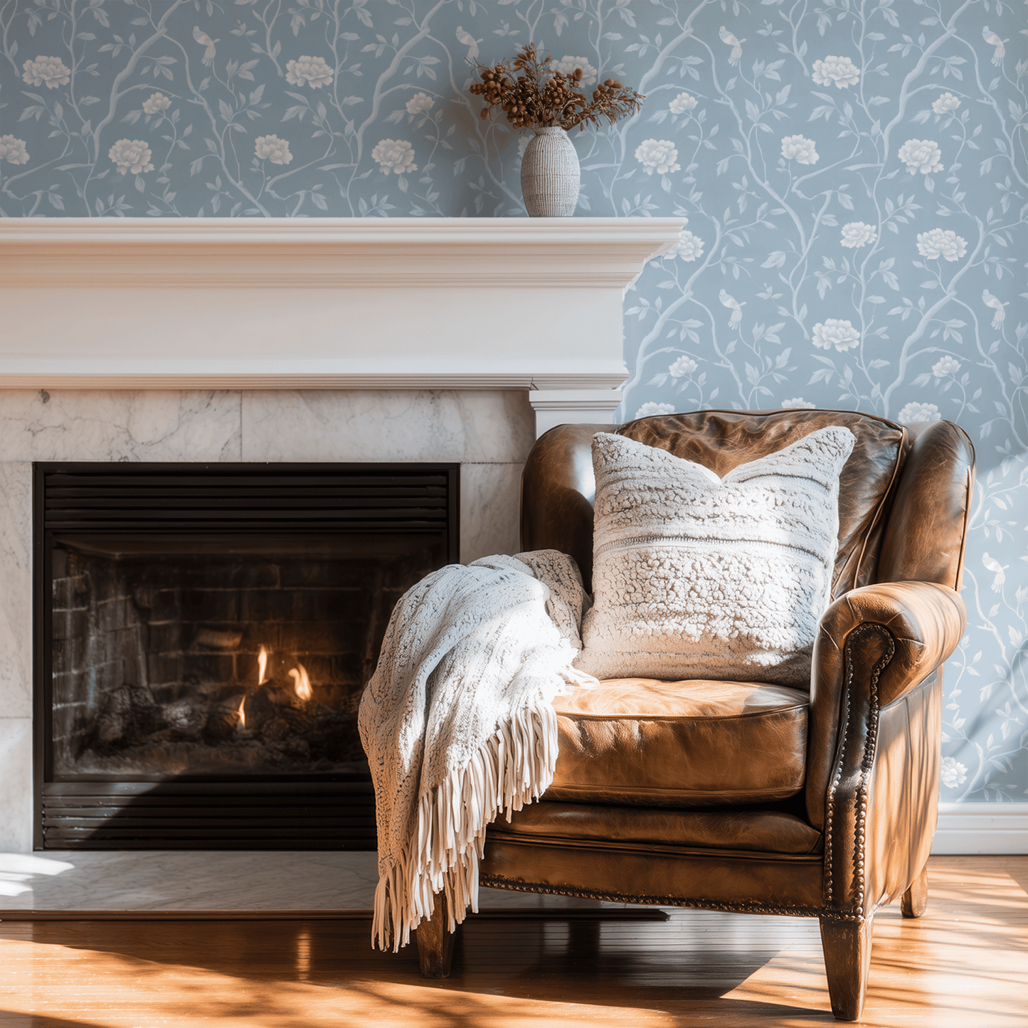 Powder Peony Wallpaper