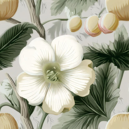 Neutral Orchard large scale wallpaper pattern repeat