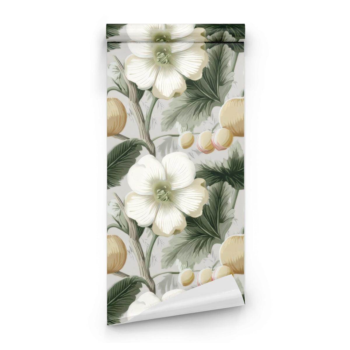 Roll of Neutral Orchard large scale wallpaper