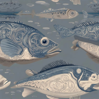 Ocean Shoal large scale wallpaper pattern repeat