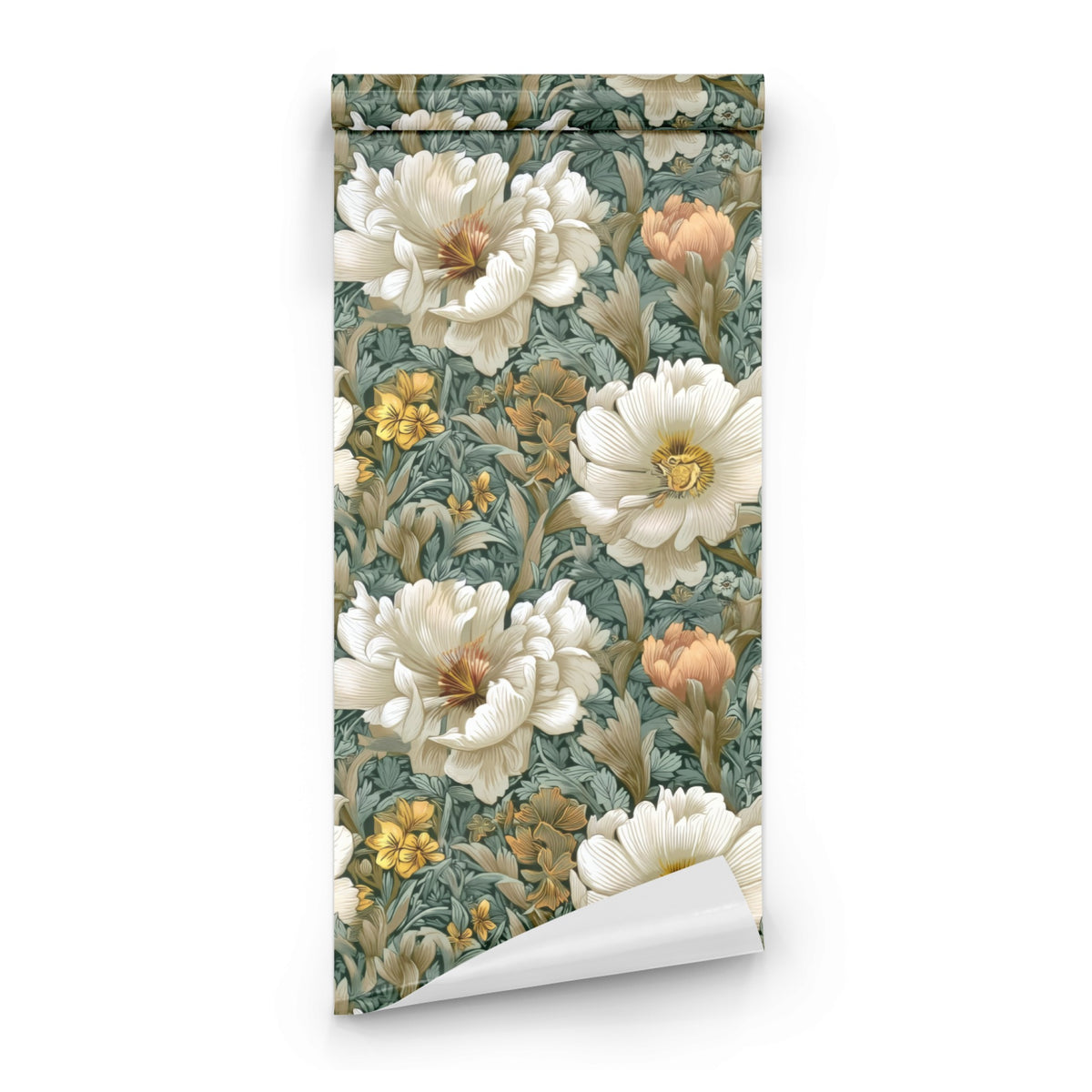 Roll of Olive Blossom large scale wallpaper