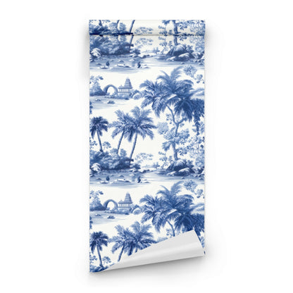 Roll of Pagoda Garden large scale wallpaper
