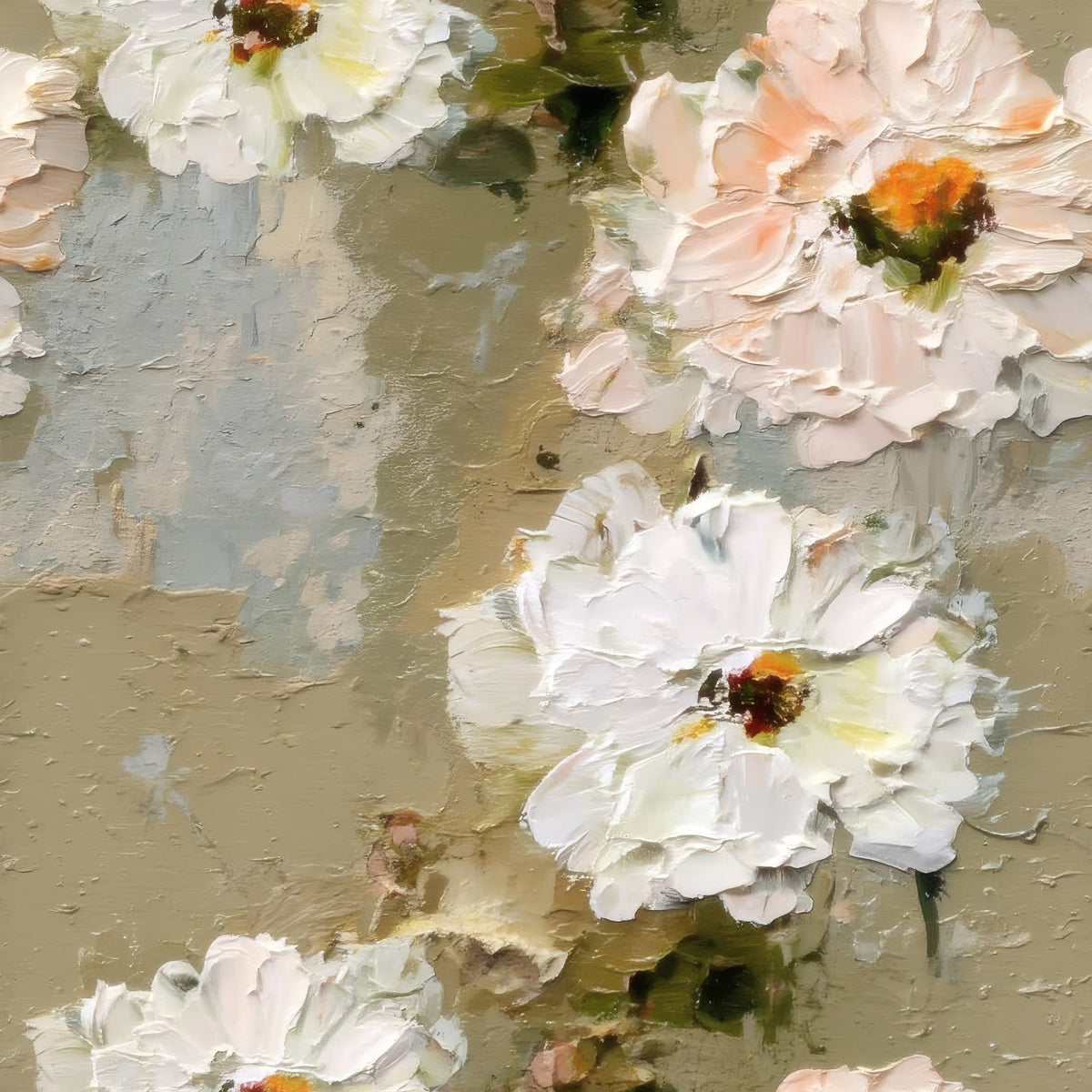 Palette Blossom large scale wallpaper pattern repeat