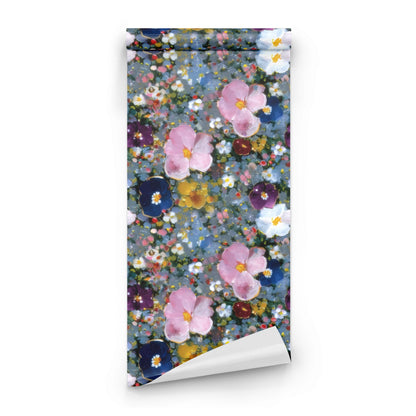 Roll of Pansy Patch large scale wallpaper
