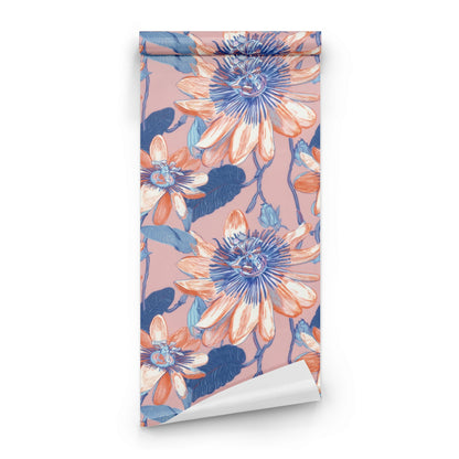 Roll of Passion Flower large scale wallpaper