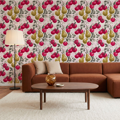 Fruit Mural shown at full wall scale as a single continuous image.