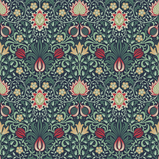 William Morris Persian Red
