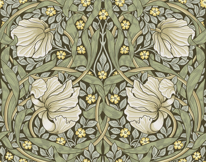 William Morris Pimpernel Olive Verdant Whisper