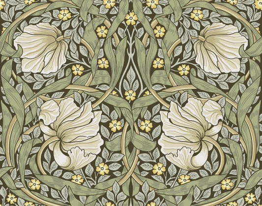 William Morris Pimpernel Olive Verdant Whisper