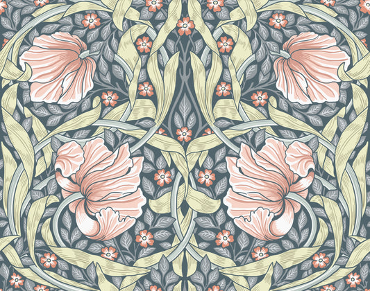 William Morris Pimpernel Salmon Blush Petal