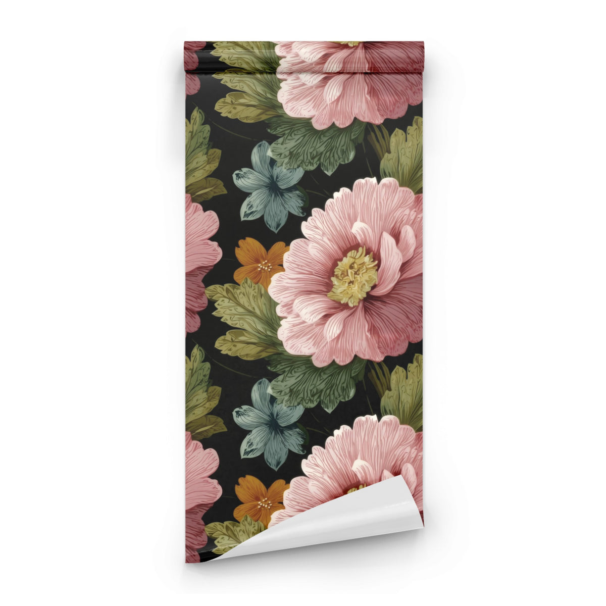 Roll of Pink Peony large scale wallpaper