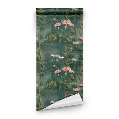 Roll of Plaster Meadow large scale wallpaper