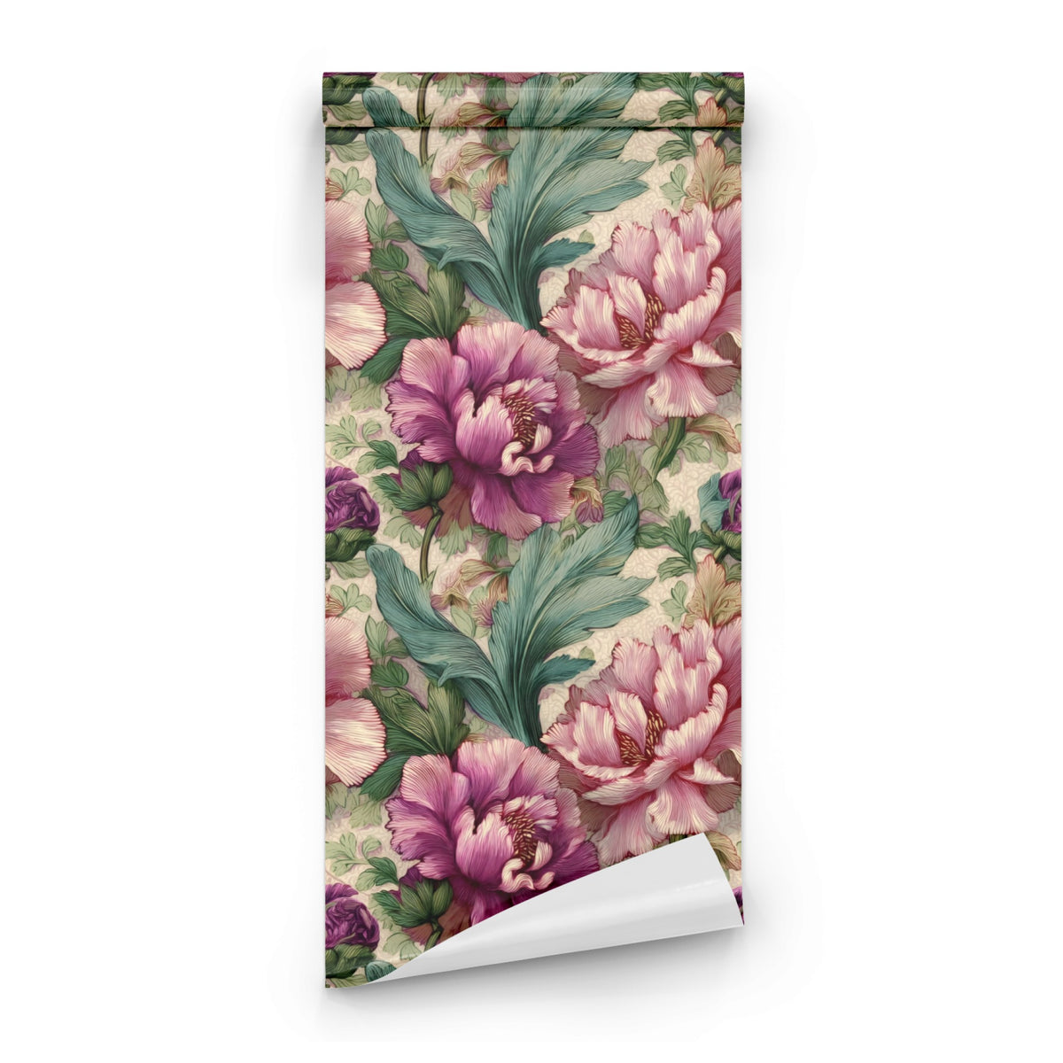 Roll of Plum Tapestry large scale wallpaper