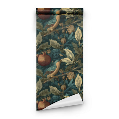 Roll of Pomegranate Branch large scale wallpaper
