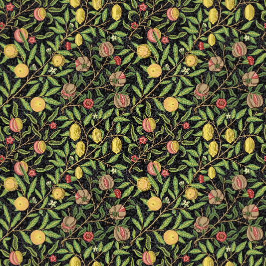 William Morris Fruit (Or Pomegranate) Midnight Orchard