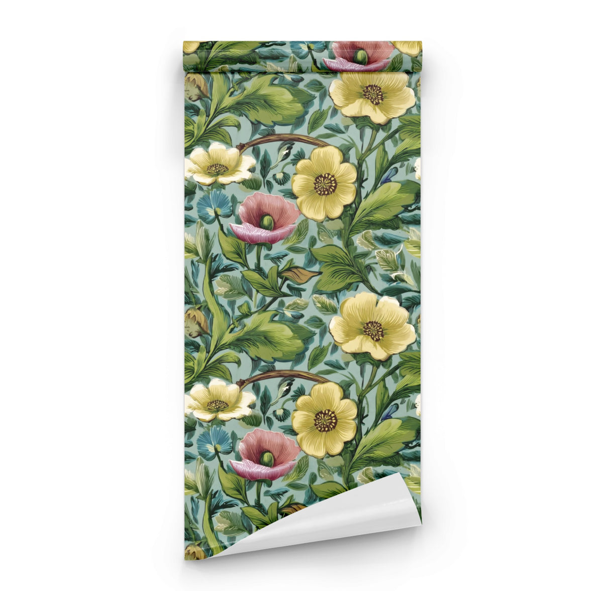 Roll of Poppy Meadow large scale wallpaper