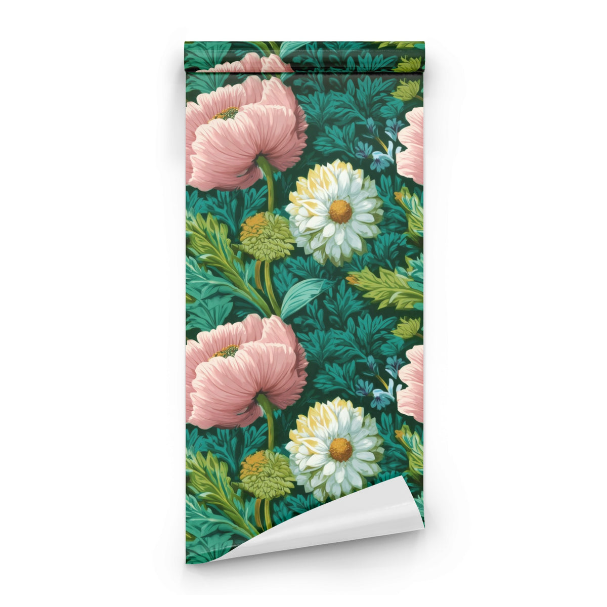 Roll of Poppy Thicket large scale wallpaper