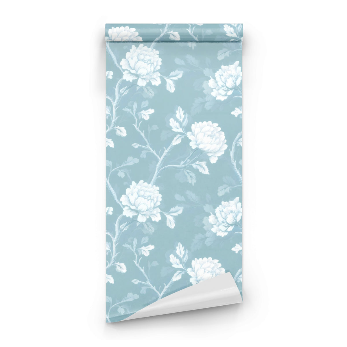 Roll of Powder Pompom large scale wallpaper