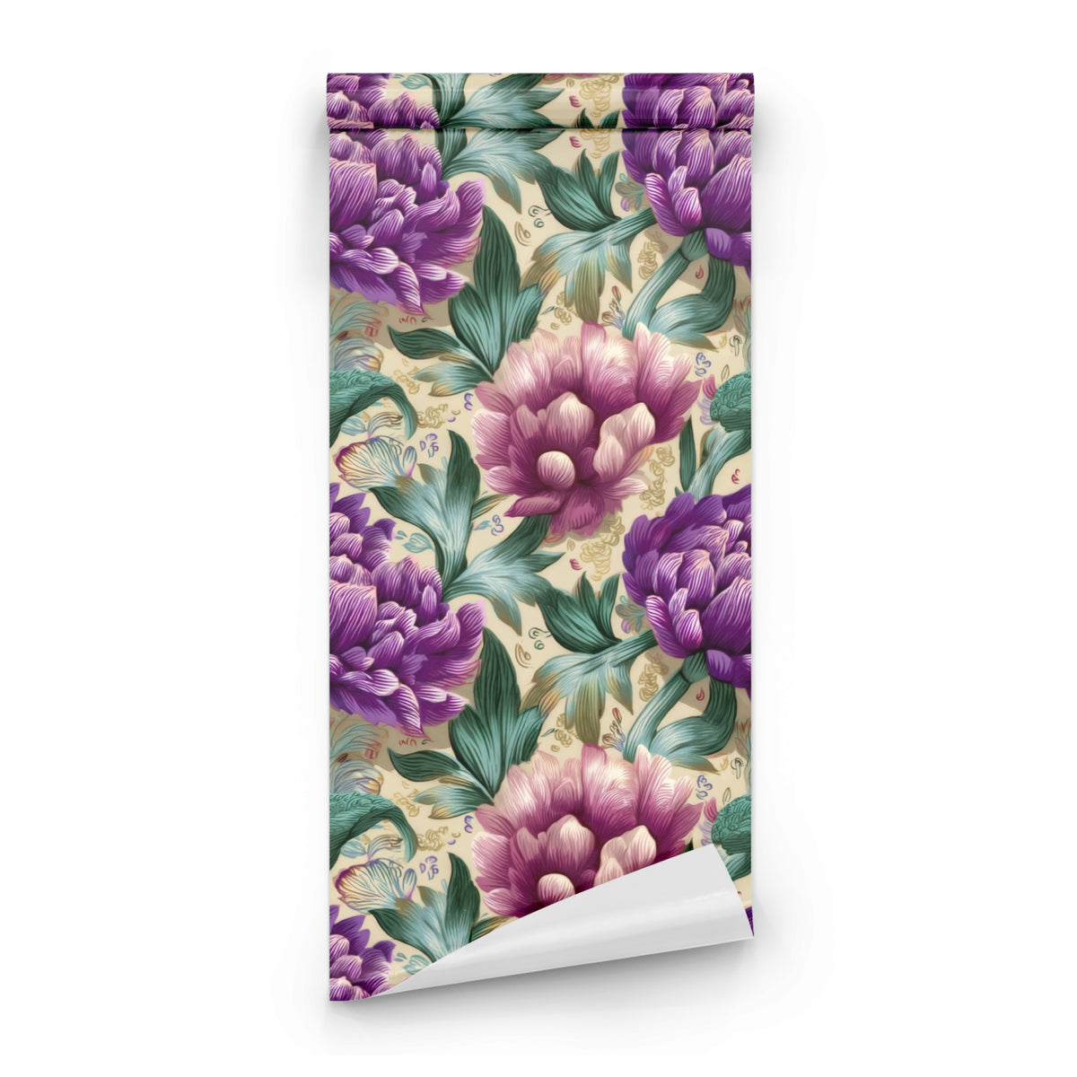 Roll of Purple Aster large scale wallpaper