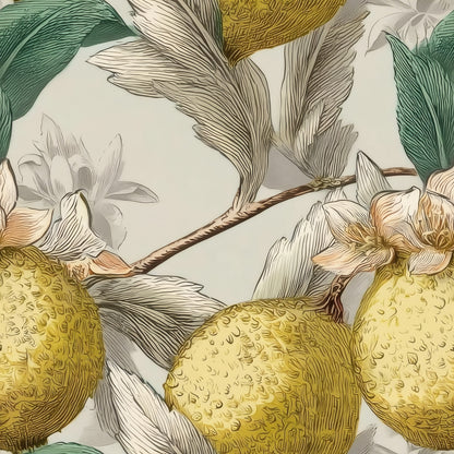 Quince Branch large scale wallpaper pattern repeat