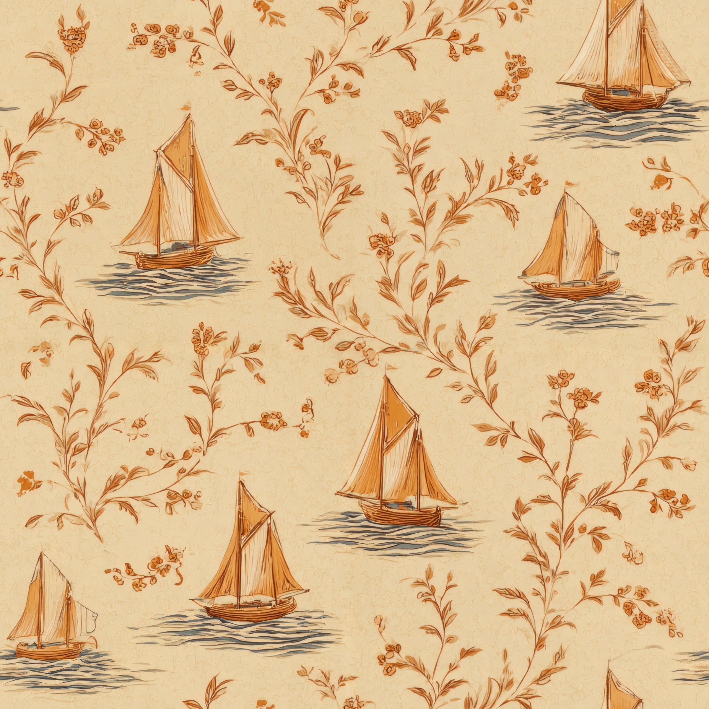 Orange Wallpaper | Regatta Sprig