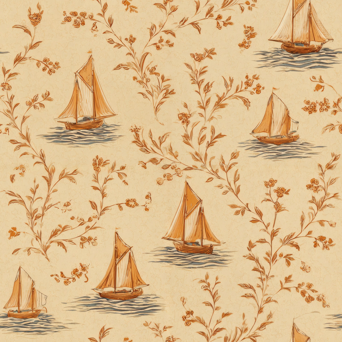 Orange Wallpaper | Regatta Sprig