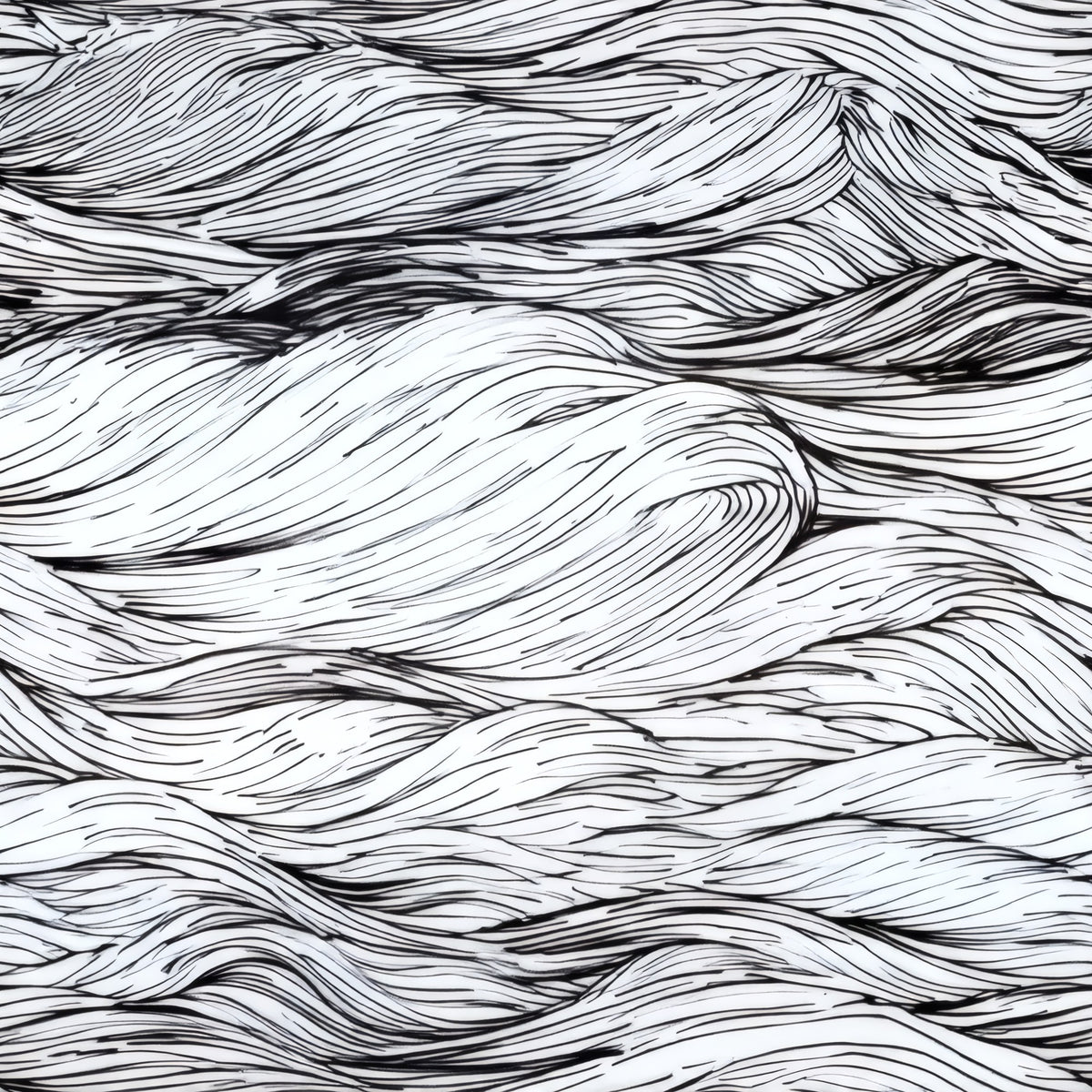 Rolling Waves large scale wallpaper pattern repeat
