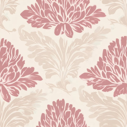 Rose Fan large scale wallpaper pattern repeat
