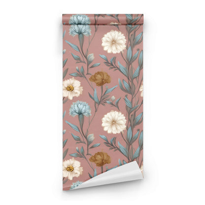 Roll of Rose Meadow large scale wallpaper