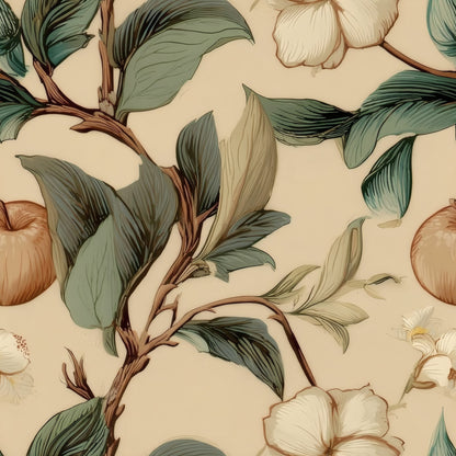 Russet Orchard large scale wallpaper pattern repeat