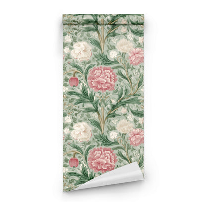 Roll of Sage Bloom large scale wallpaper