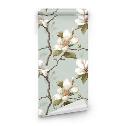 Roll of Sage Branch large scale wallpaper