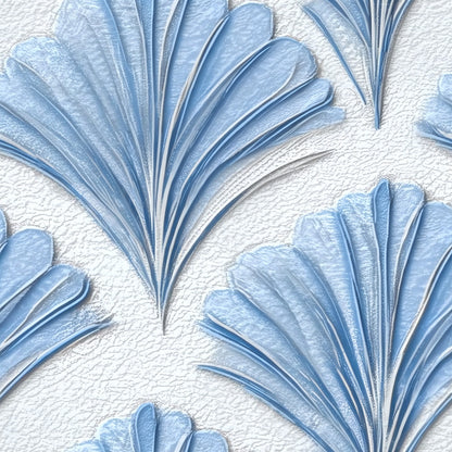 Scallop Fans large scale wallpaper pattern repeat