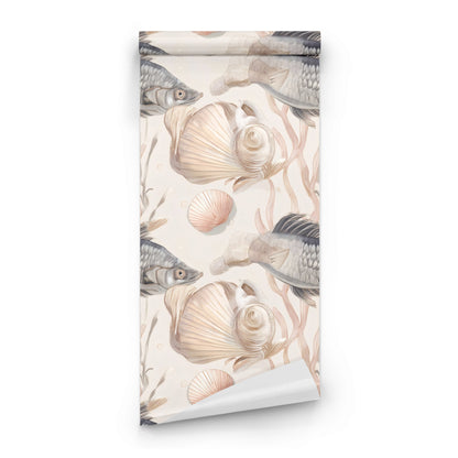Roll of Scallop Shoal large scale wallpaper
