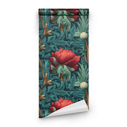 Roll of Scarlet Poppies large scale wallpaper
