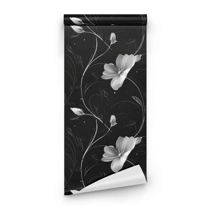 Roll of Silver Vine large scale wallpaper