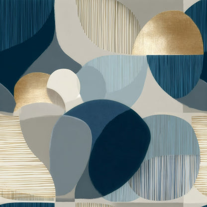 Slate Circles large scale wallpaper pattern repeat