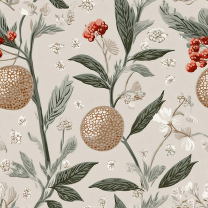 Speckled Pods large scale wallpaper pattern repeat