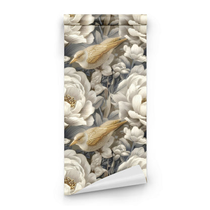 Roll of Speckled Sparrow large scale wallpaper